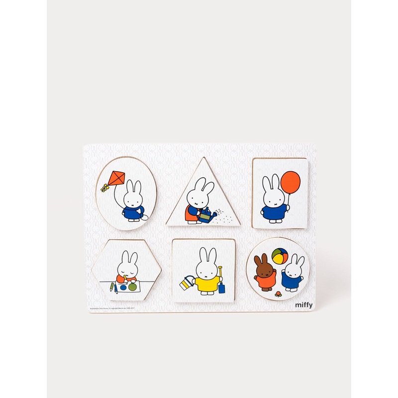 Miffy, Shape Puzzle, 6 Pieces