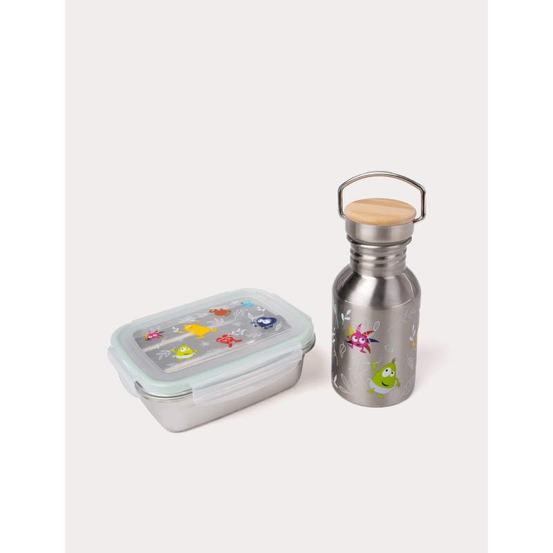 Babblarna, Lunch Set in Stainless Steel