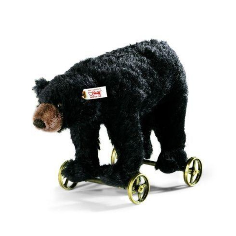 Black Bear on Wheels
