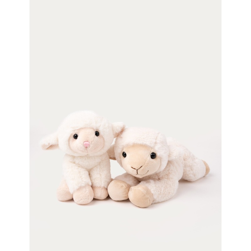 Mama & Baby Lamb, Plush Duo