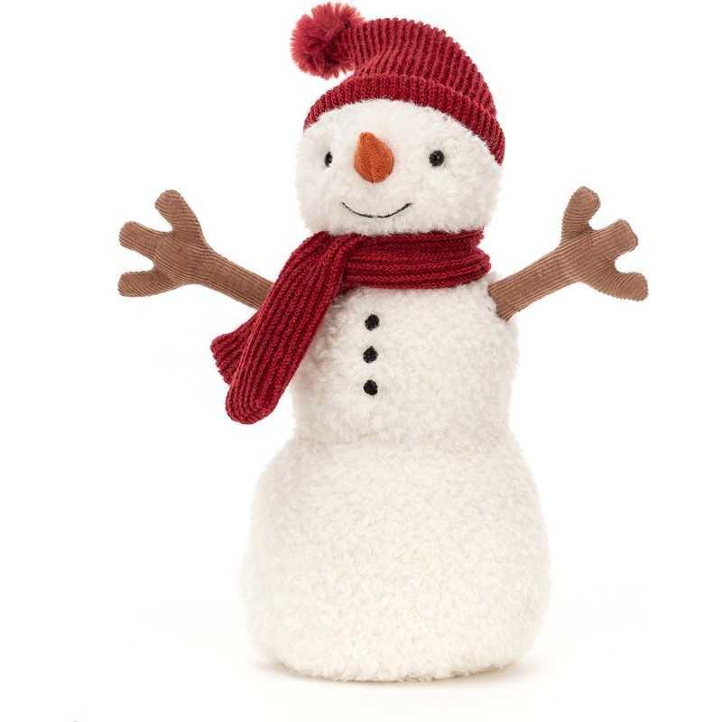 Jellycat Swm4t Teddy Snowman