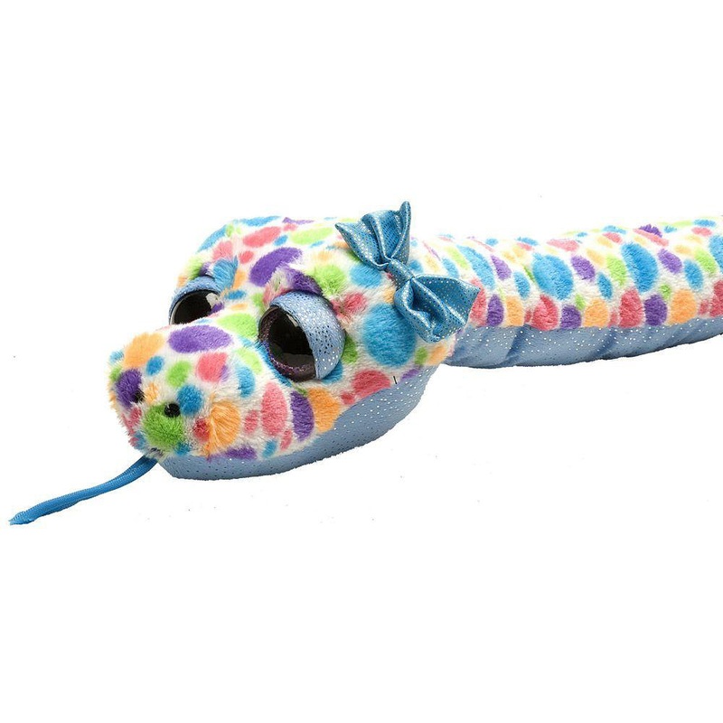 Colorful Polka Dot Snake Stuffed Animal - 54"