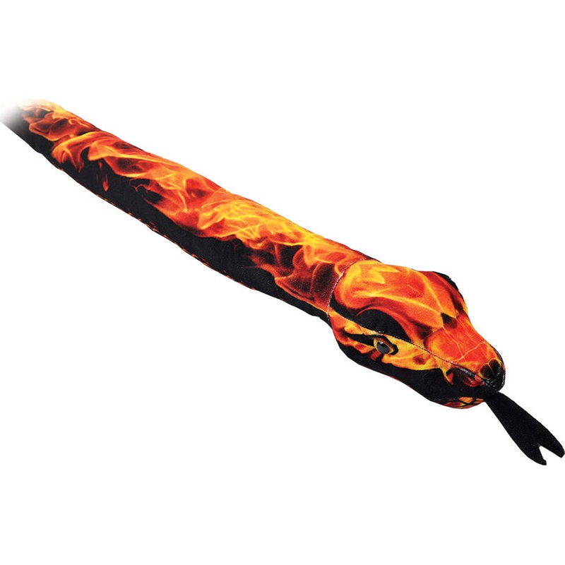 Flames Snake Stuffed Animal - 54"