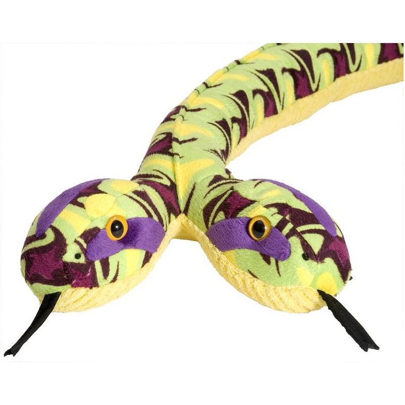 Two-Headed Snake Stuffed Animal - 54"