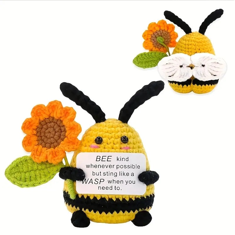 Crochet Emotional Support Bee
