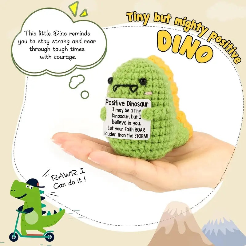 Crochet Emotional Support Dino