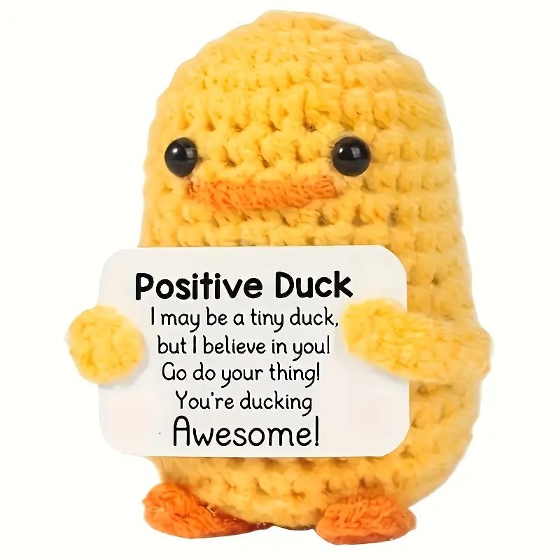 Crochet Emotional Support Duck