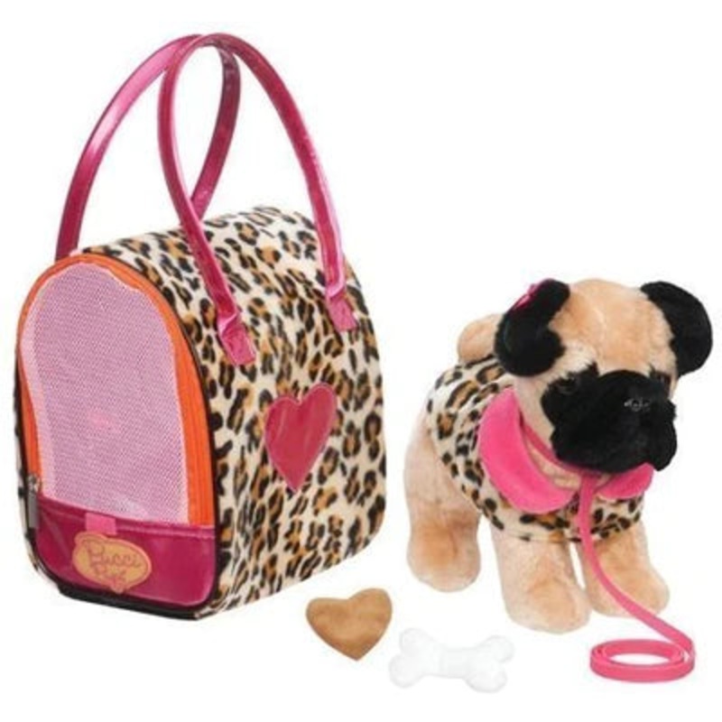 Pucci Pup Leopard Plush Glam & Pug Bag