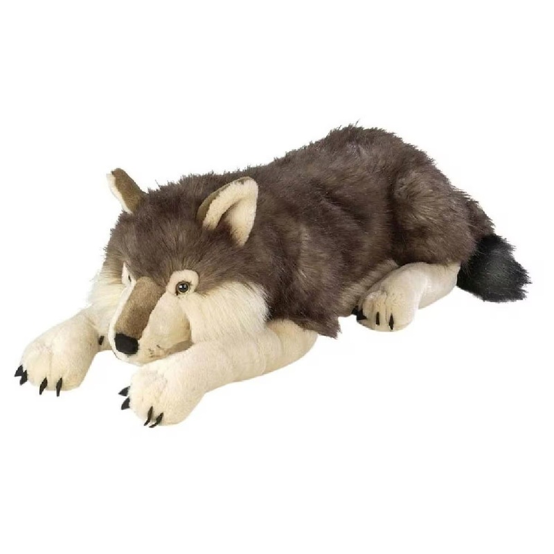 WILD PLUSH JUMBO WOLF