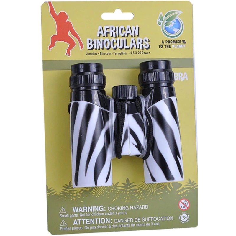 BINOCULARS ANIMAL PRINT ZEBRA