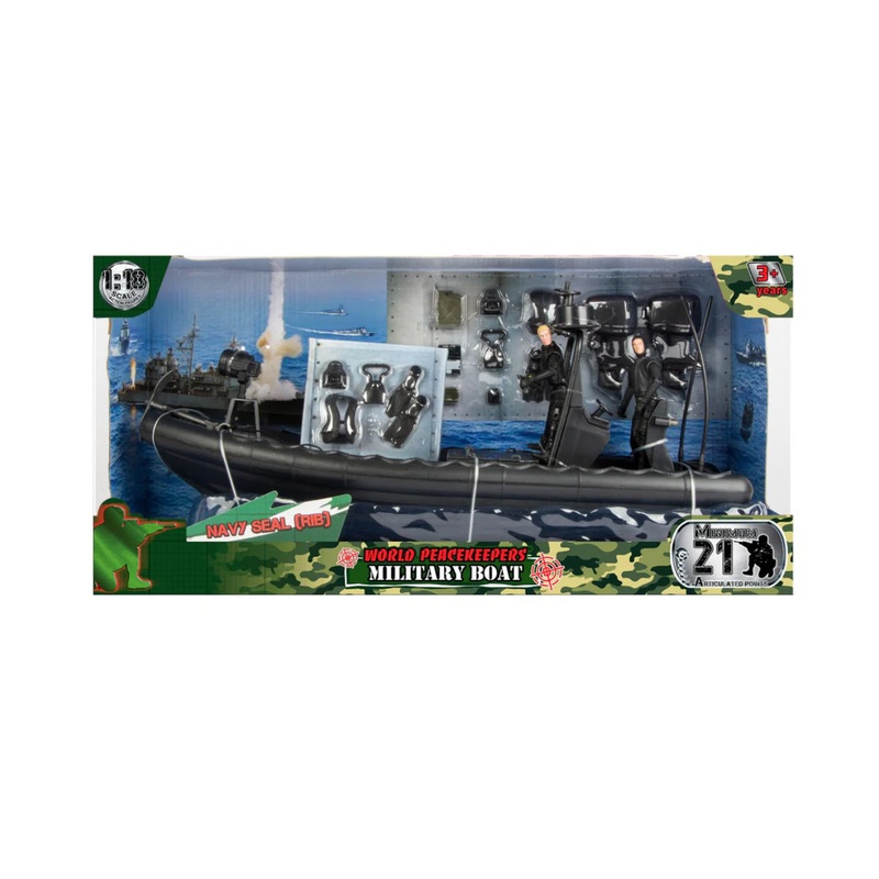 WORLD PEACE NAVY SEAL MILITARY BOAT