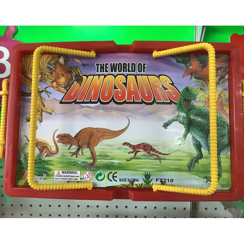 CARRY BOX OF DINOSAURS