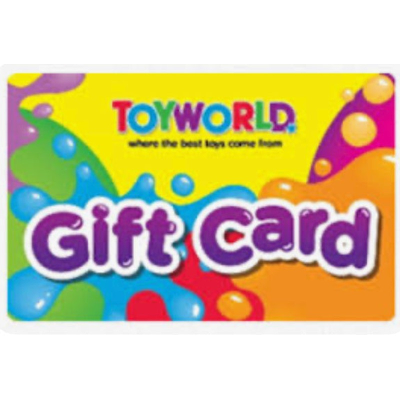 $20.00 TOYWORLD GIFT CARD