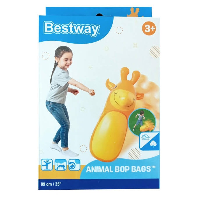 BESTWAY ANIMAL BOP BAGS AST