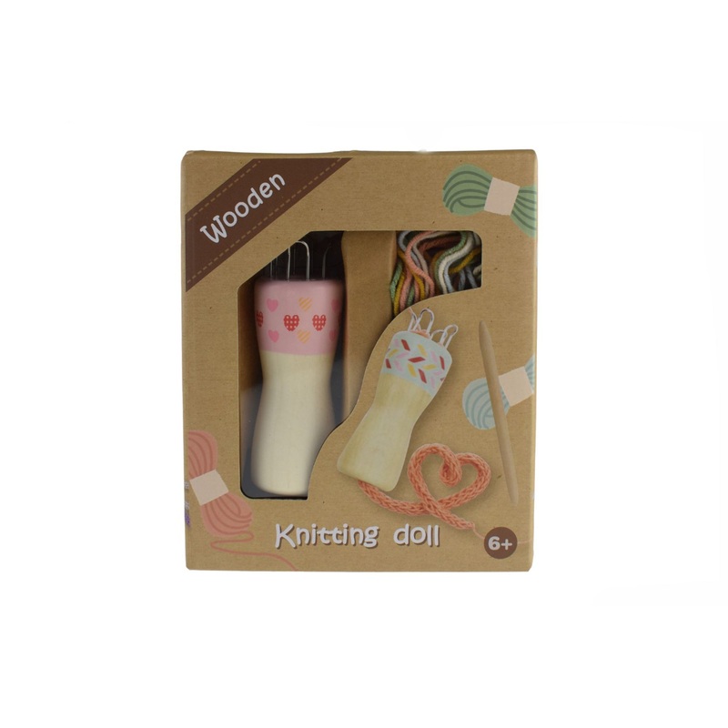 WOODEN KNITTING NANCY CRAFT SET