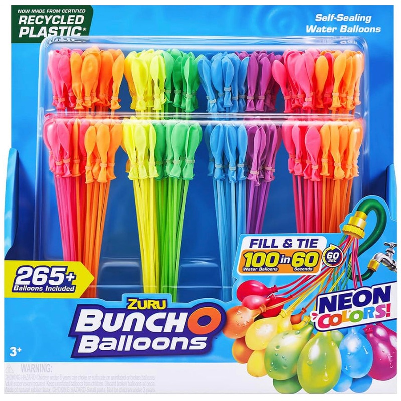 Zuru Bunch O Balloons Neon Splash 8Pk