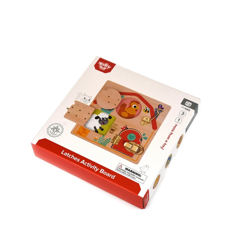 Wooden Latches Activity Board