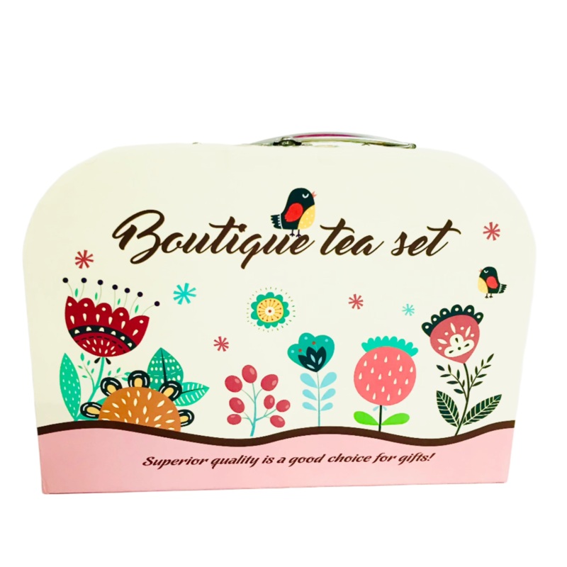 BOUTIQUE TEA SET RED GARDEN
