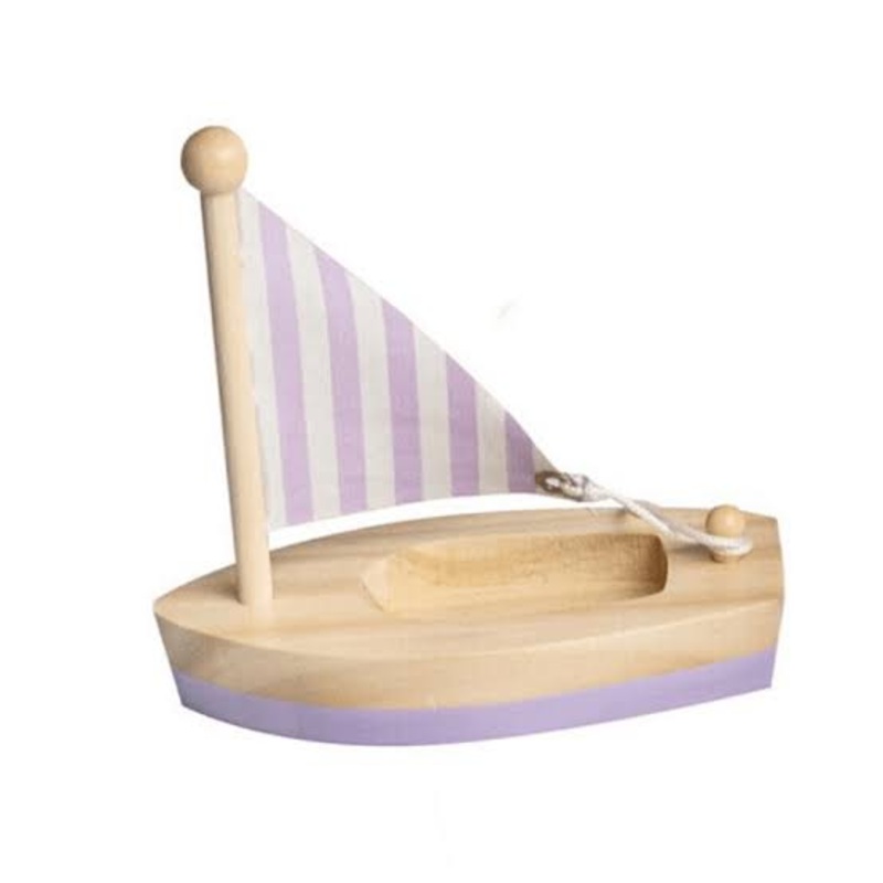 Wooden Calm & Breezy Sml Sailboat