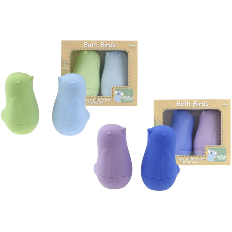 BATH BIRDS 2PC SILICONE POURING SET