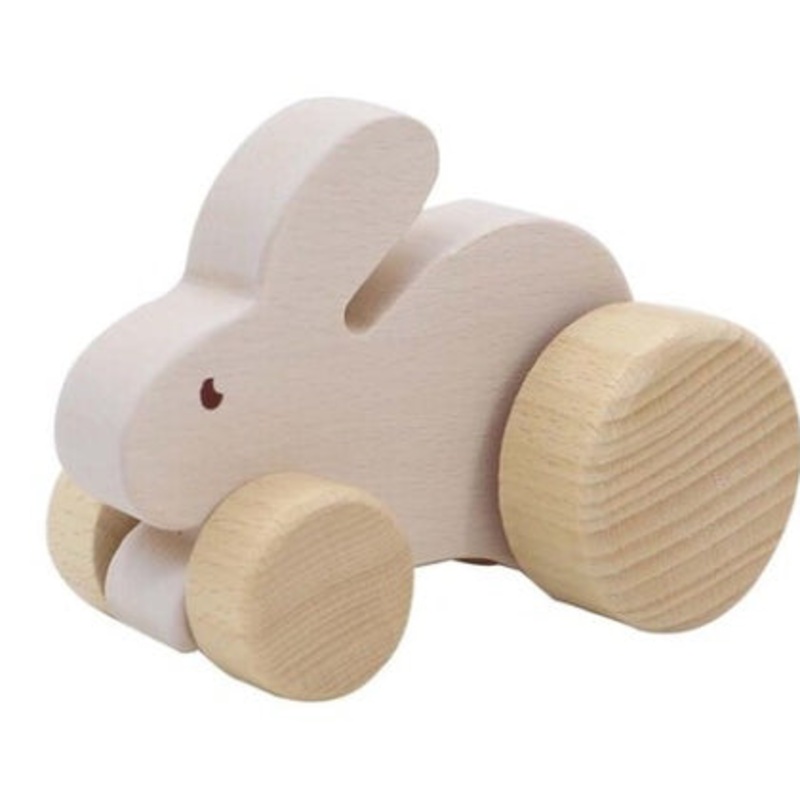 WOODEN ANIMAL CAR