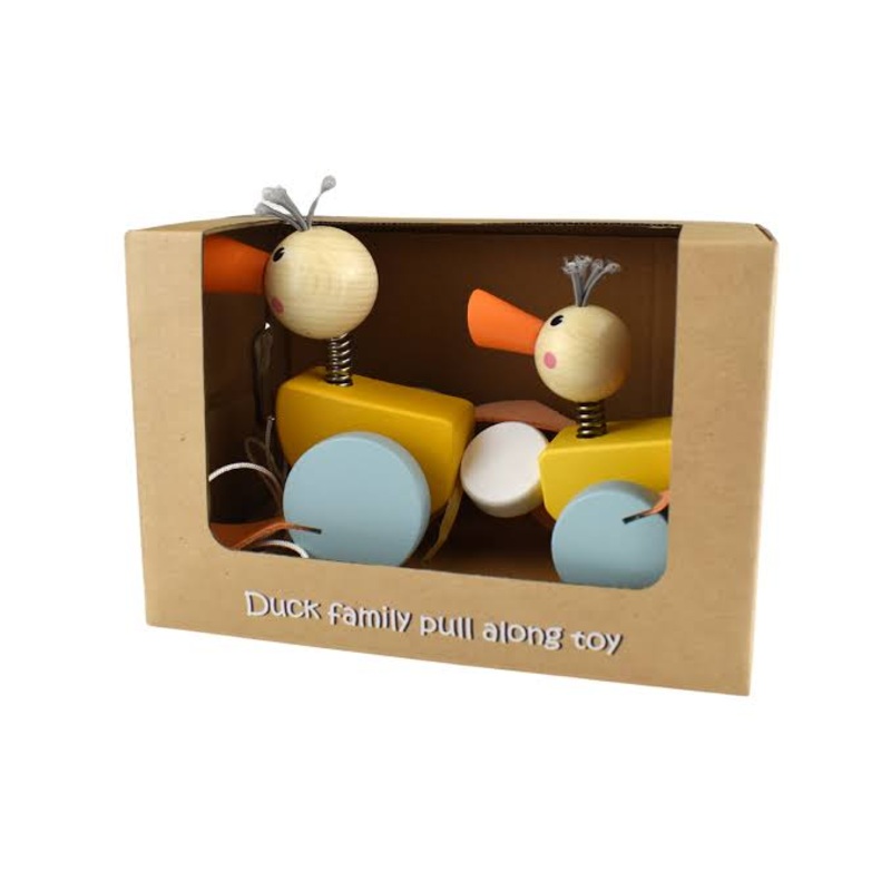 WOODEN PULL ALONG DUCKS