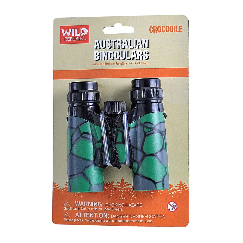 BINOCULARS AQ PRINT CROCODILE
