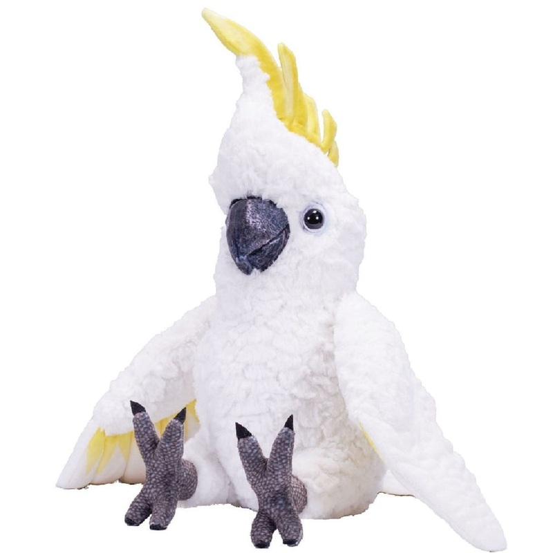 Wild Artist Plush Sulfur Cockatoo
