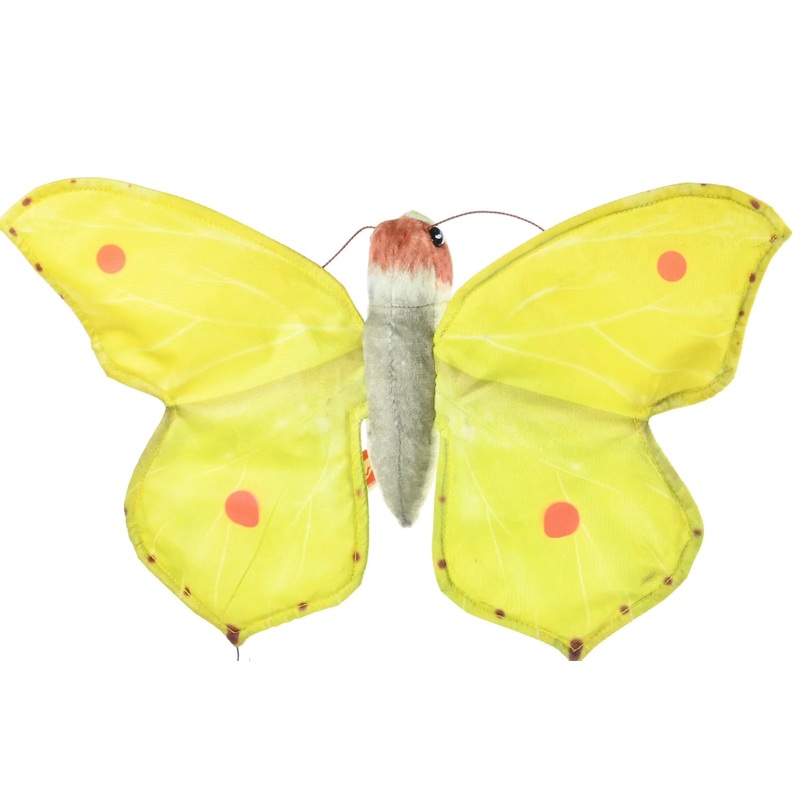 WILD PLUSH BUTTERFLY COMMON BRIMSTONE