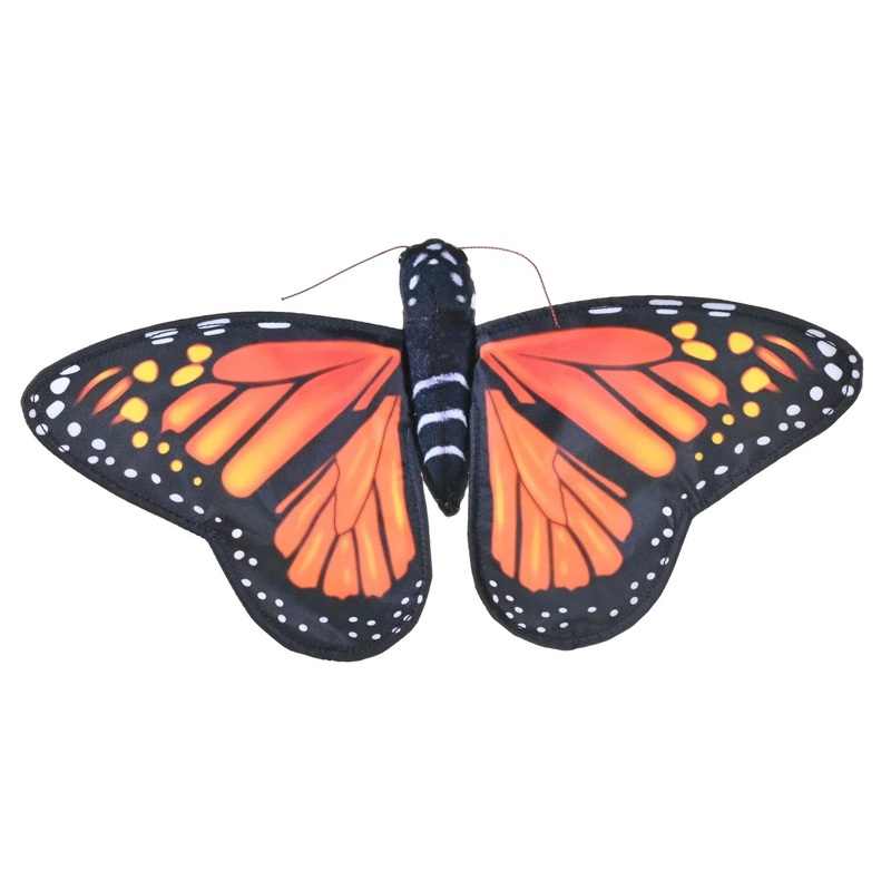 WILD PLUSH BUTTERFLY MONARCH
