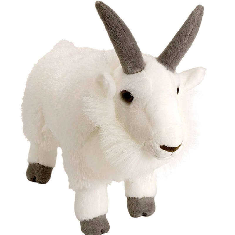 WILD PLUSH MOUNTAIN GOAT WHITE