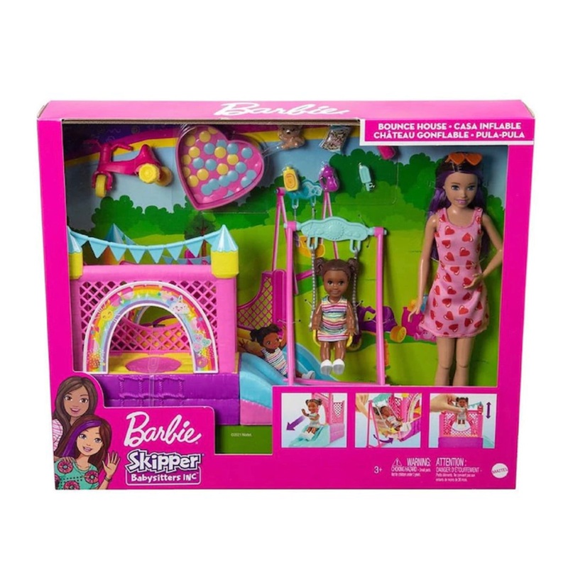 Brb Skipper Babysitter Bounce House Set