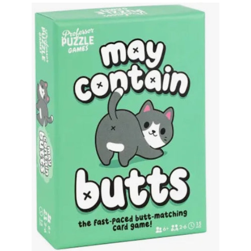 CARD GAME MAY CONTAIN BUTTS
