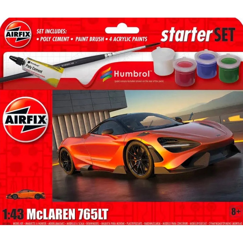 Airfix 1:43 Starter Set Mclaren 765