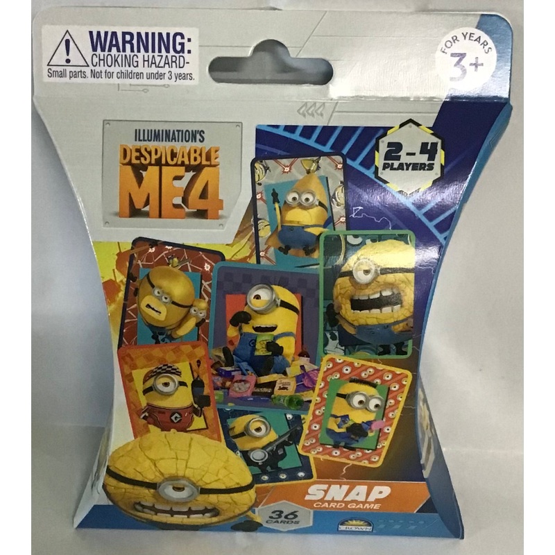 CARD GAME SNAP DESPICABLE ME 4