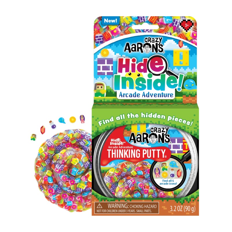 AARON'S PUTTY HIDE INSIDE ARCADE ADVENT