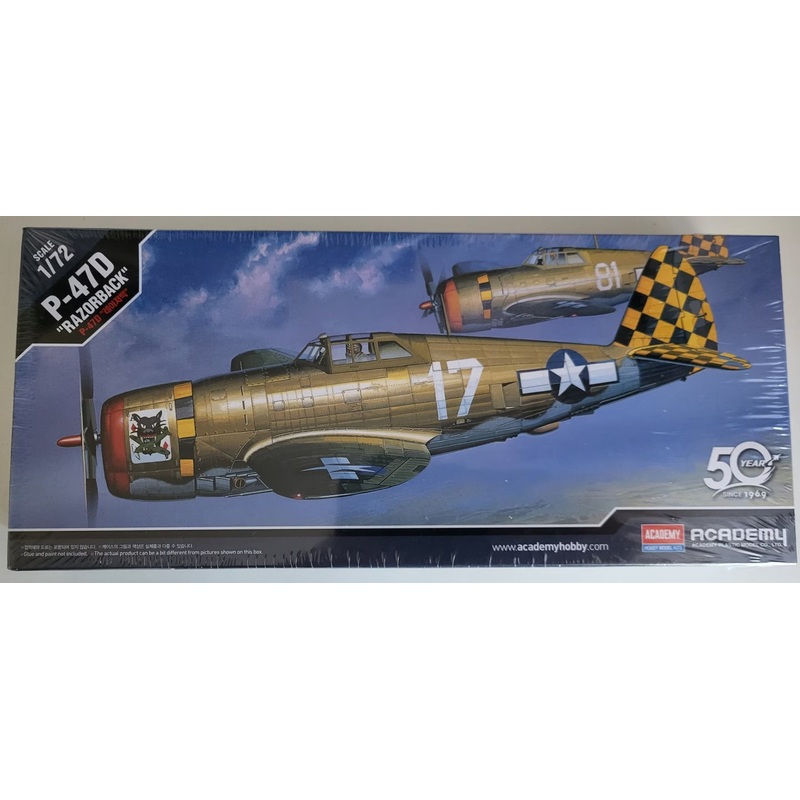 Academy 1/72 P-47D Razorback Thunderbolt