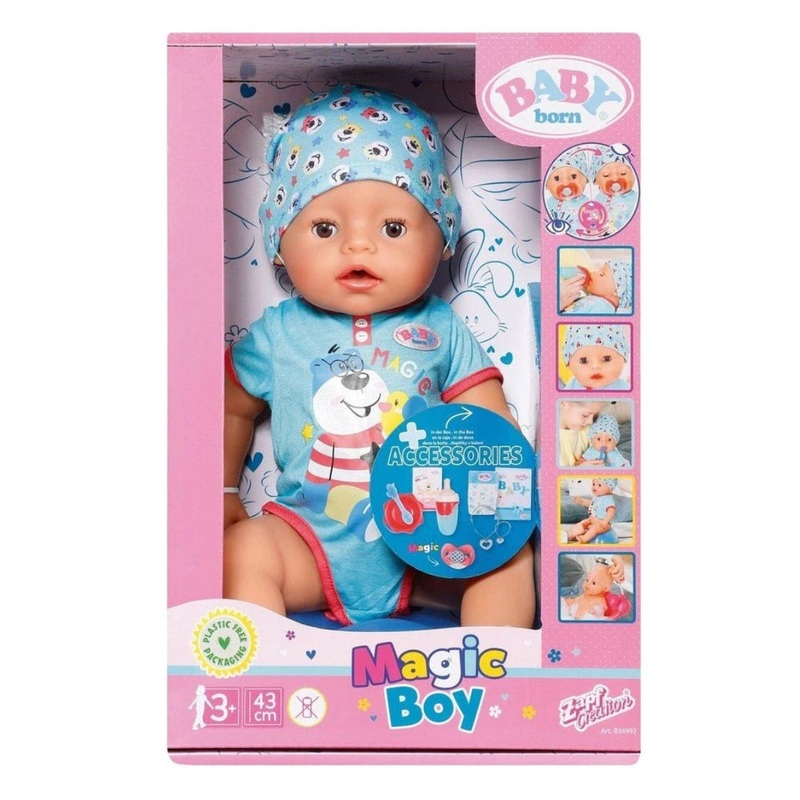 BB BABY BORN MAGIC BOY 43CM OPEN BOX