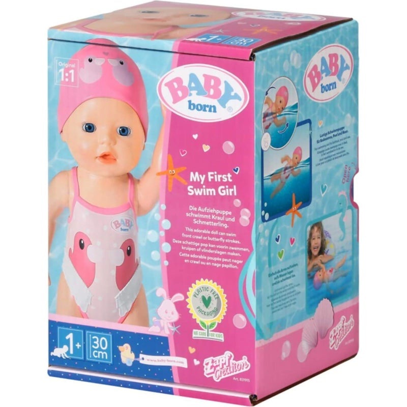 Bb Baby Born My First Swim Girl 30Cm New