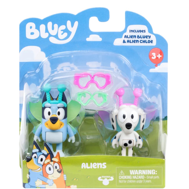 BLUEY S10 FIGURE 2PK AST