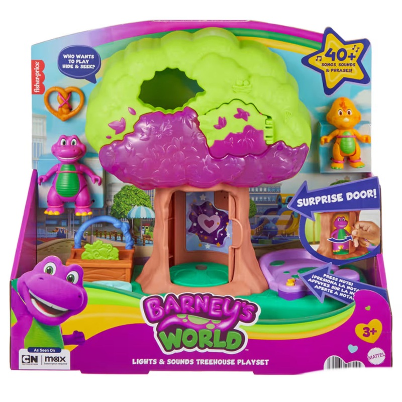 BARNEY TREEHOUSE PLAYSET