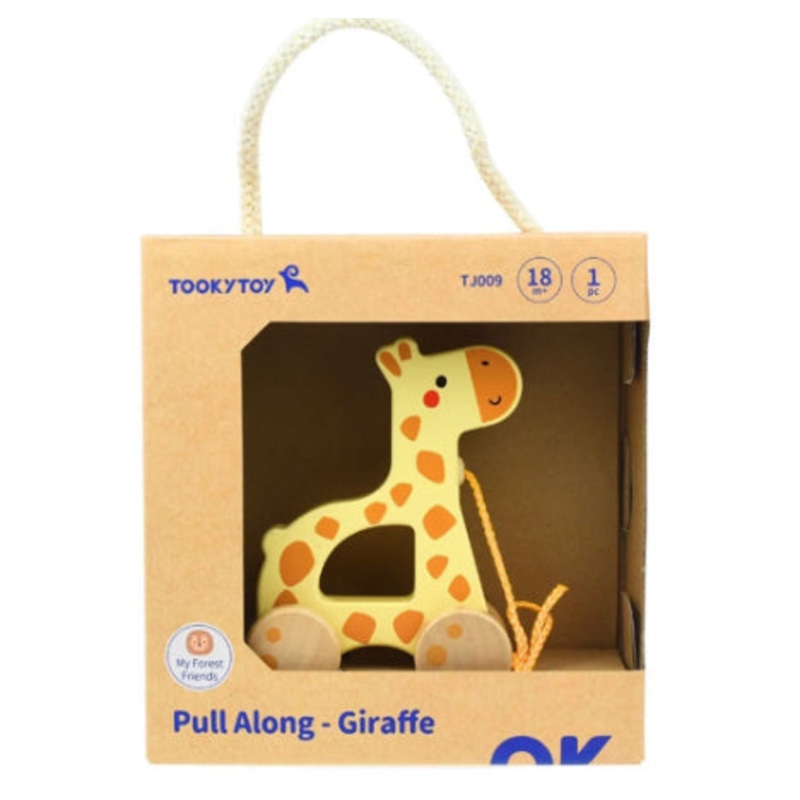 Wooden Forest Friends Pull Along Giraffe