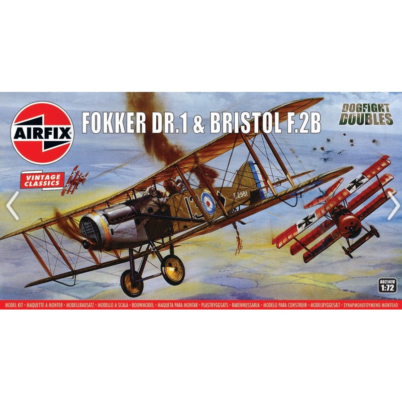 Airfix 1:72 Fokker Dr.1 & Bristol F.28