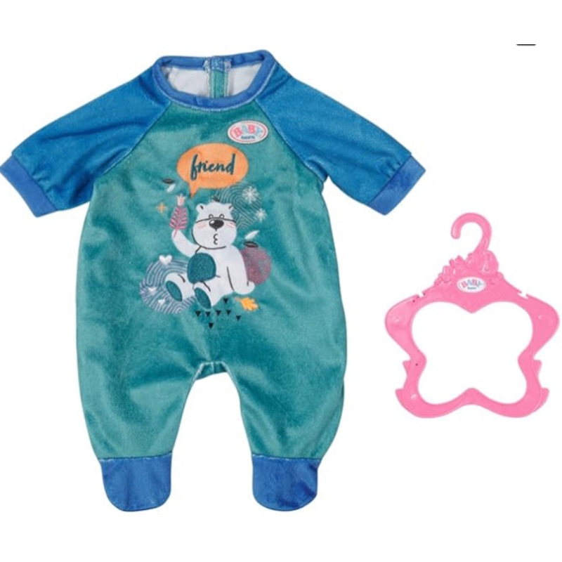 BB BABY BORN ROMPER 43CM BLUE