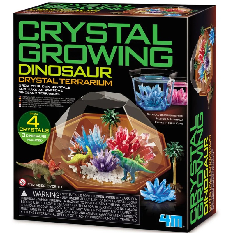 4M KIDZLABS DINOSUR CRYSTAL TERRARIUM