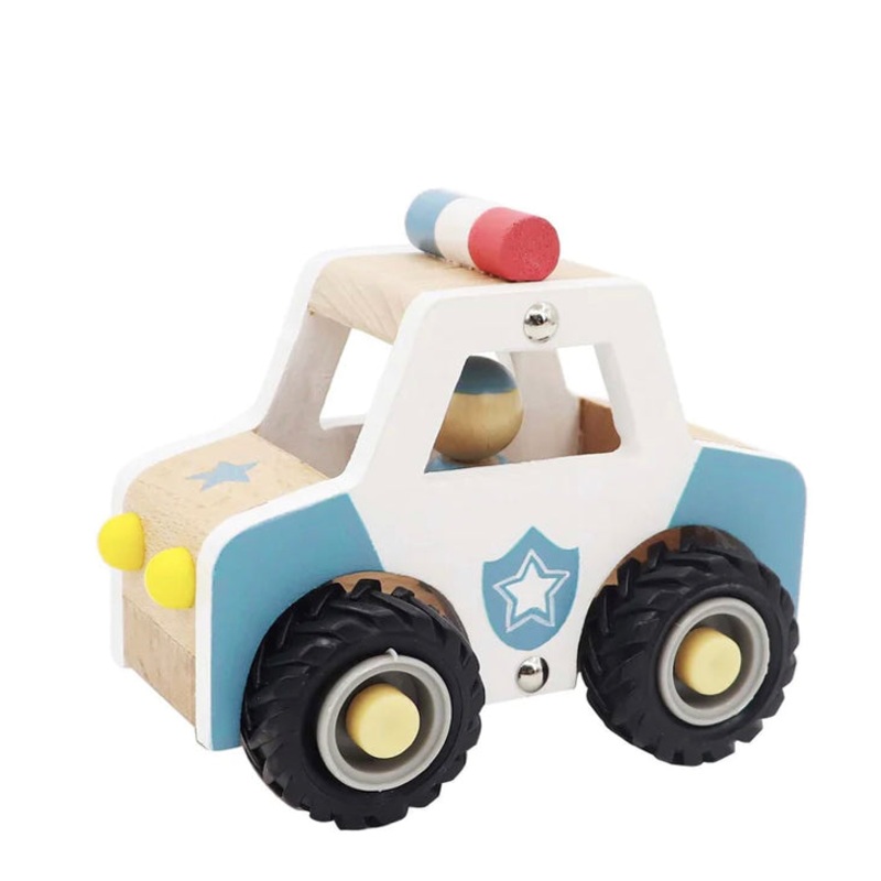 Wooden Police Car Calm & Breezy