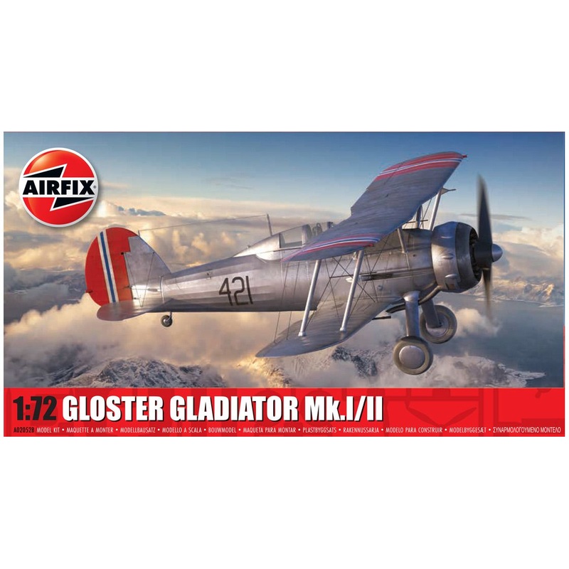 AIRFIX 1:72 GLOSTER GLADIATOR MK.I/II B