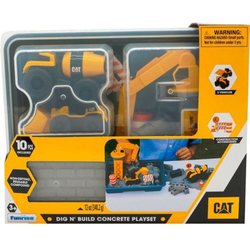 CAT DIG N BUILD CONCRETE PLAYSET