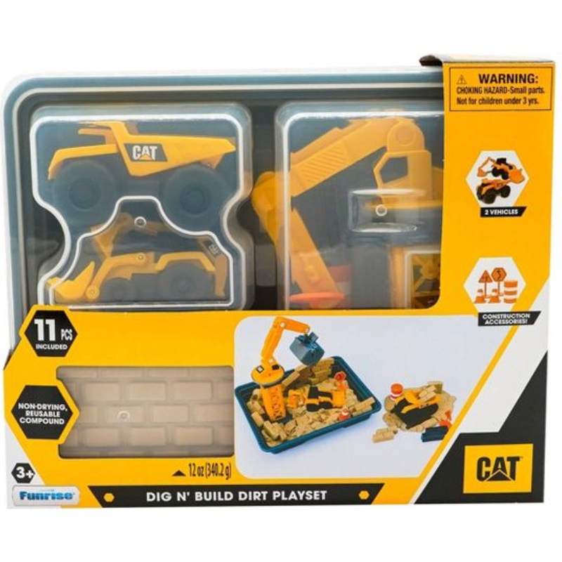 CAT DIG N BUILD DIRT PLAYSET