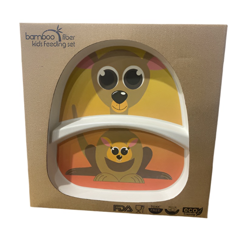 Bamboo Kids Dinner Set Kanga